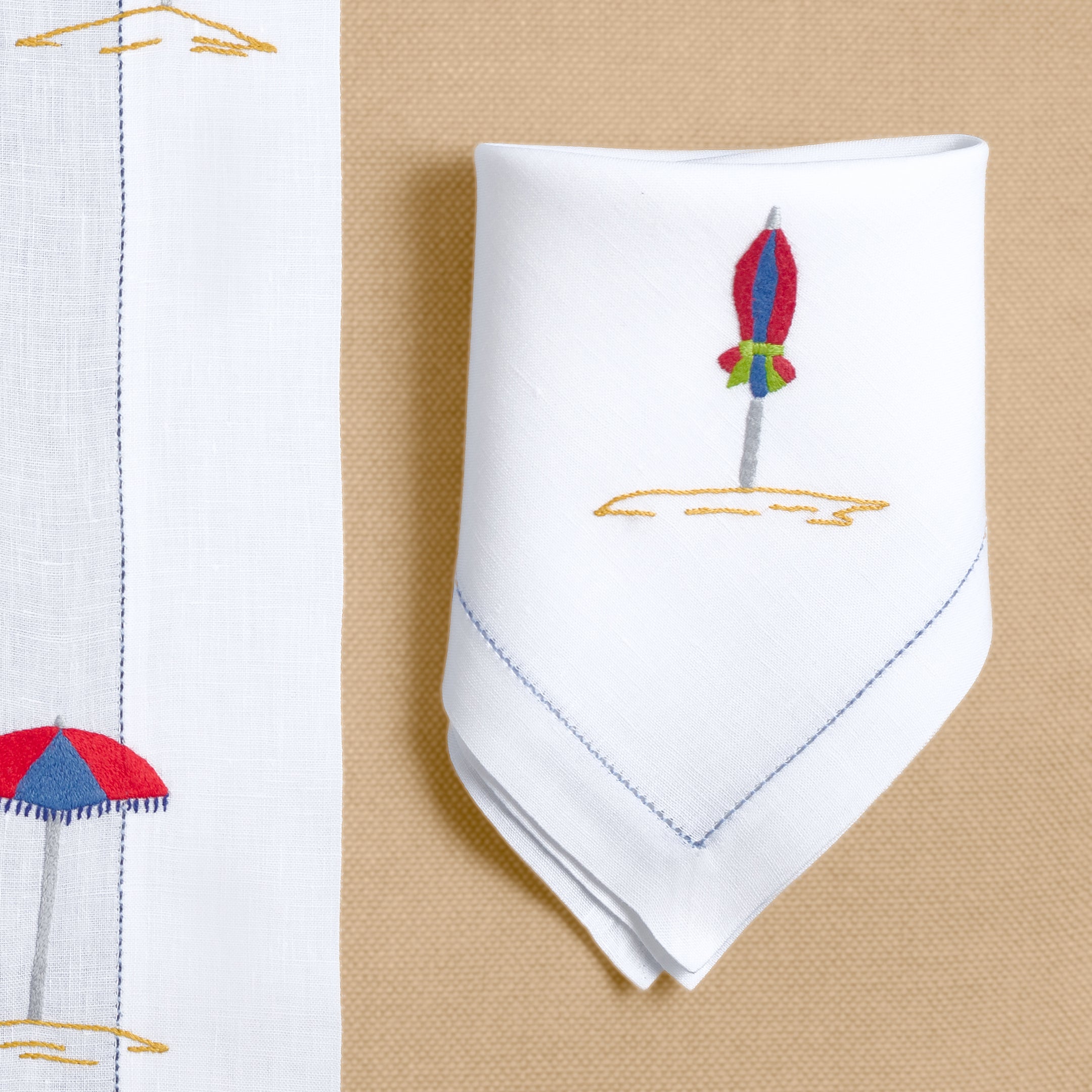 Table - Placemat - Deauville (Hand Embroidered)
