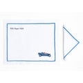 Rolls-Royce 1907 — hand-embroidered Italian linen placemat | Maison Alia