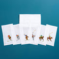 Polo - Cocktail Napkins — hand-embroidered Italian linen cocktail napkin | Maison Alia