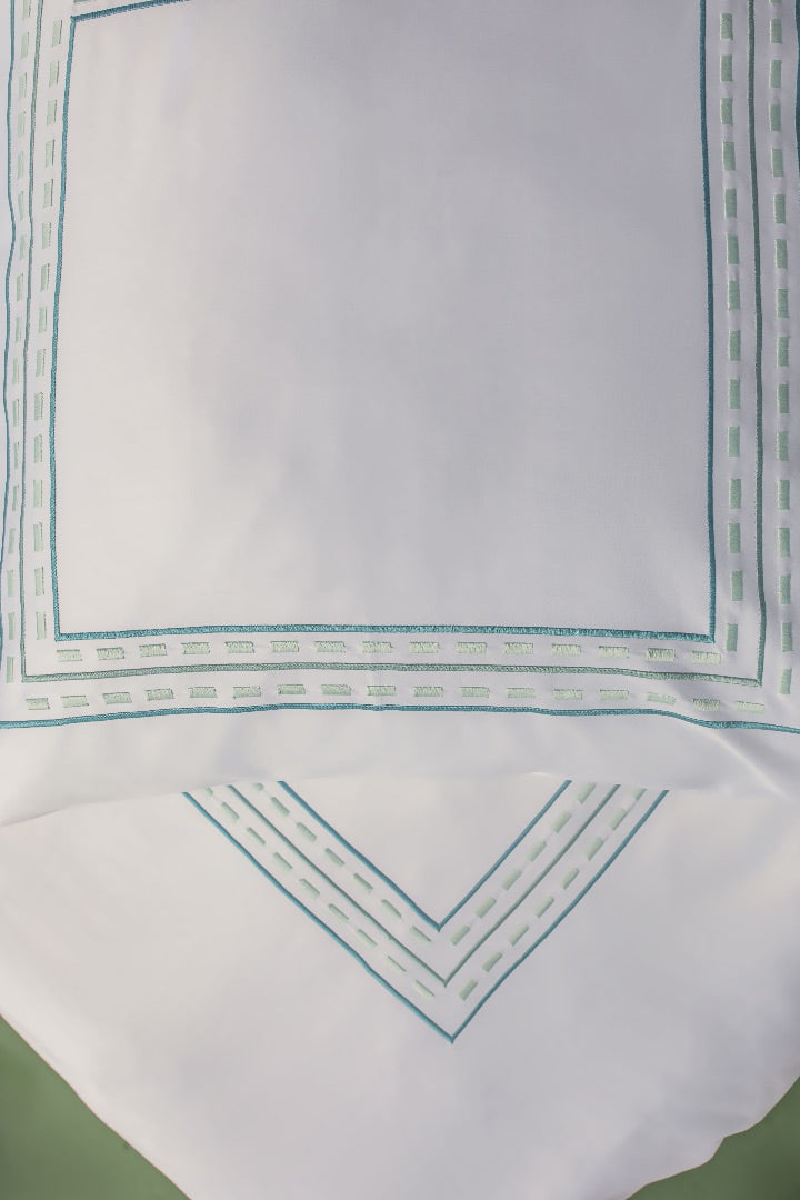 Lignes Vertes Pointillées - Bed Set