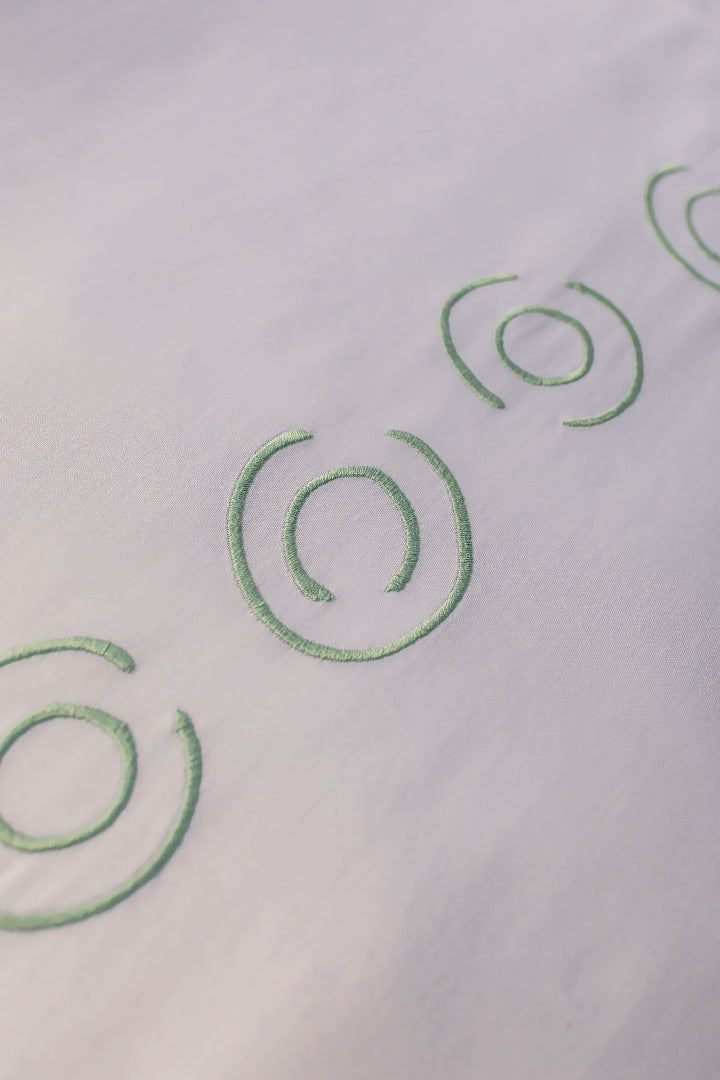 Demi-Cercles Verts - Bed Set