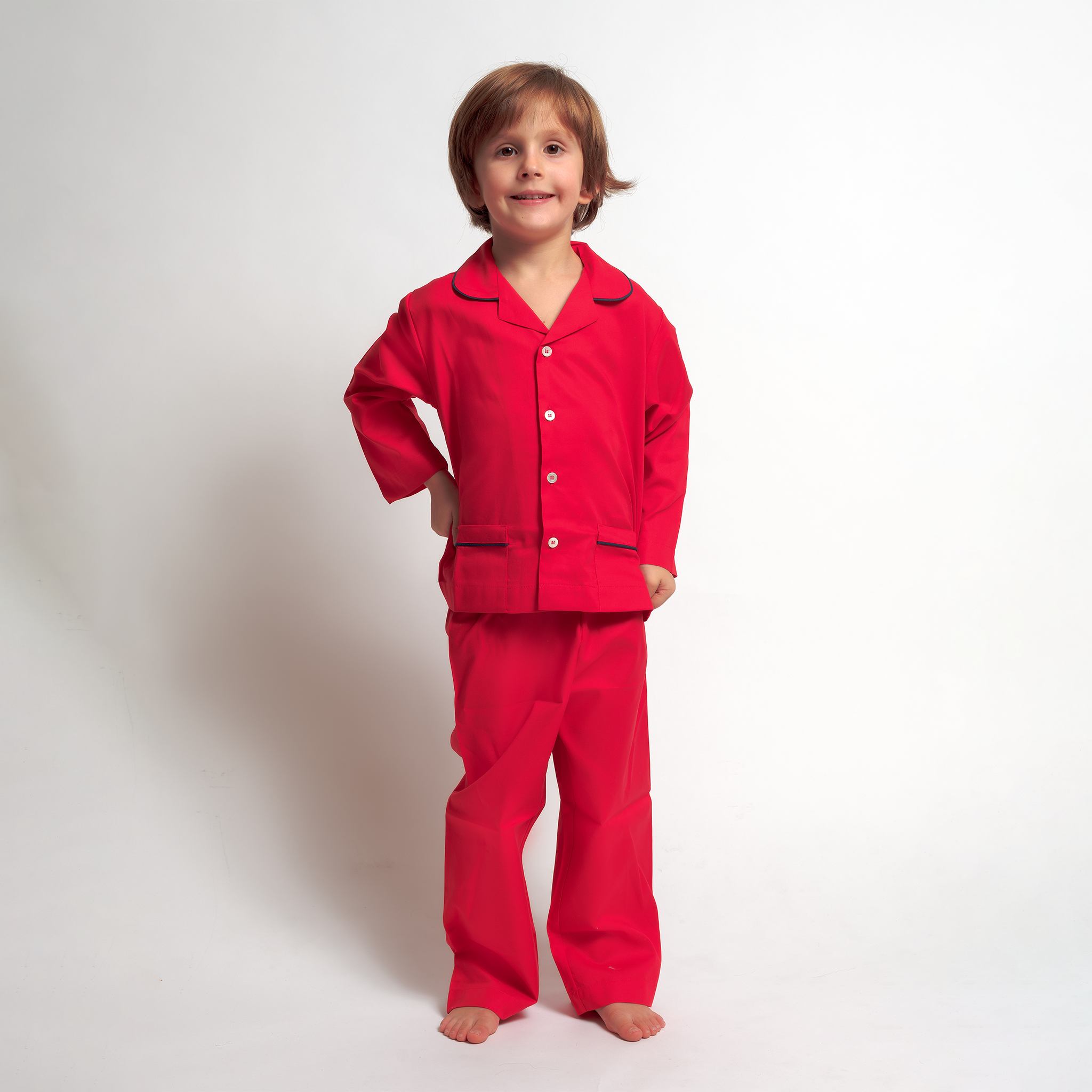 Kids - Pyjama Collection - Red Cotton