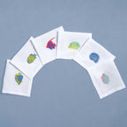 Table - Drink Placemat - Exotic Fish (Hand Embroidered)