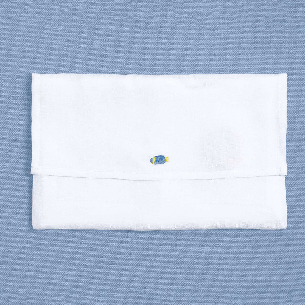 Table - Drink Placemat - Exotic Fish (Hand Embroidered)
