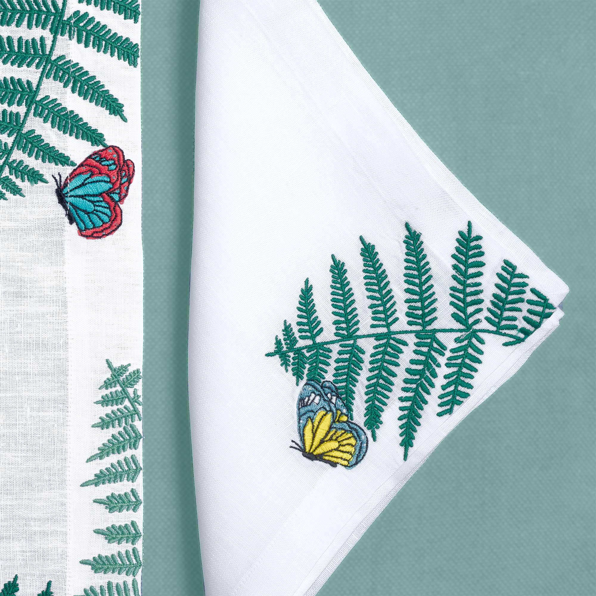 Table - Placemat - Butterflies & Ferns