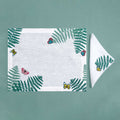 Butterflies & Ferns — hand-embroidered Italian linen | Maison Alia