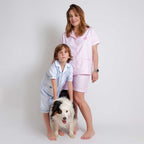 Kids - Pyjama Collection - Checkered Blue (Fish)