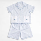 Kids - Pyjama Collection - Checkered Blue (Fish)