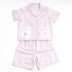 Kids - Pyjama Collection - Checkered Pink (Heart)