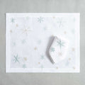 Snowflakes — hand-embroidered Italian linen | Maison Alia