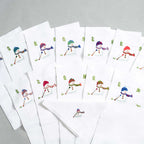 Table - Placemat - Snowmen (Hand Embroidered)