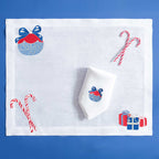 Table - Placemat - Christmas Ornaments