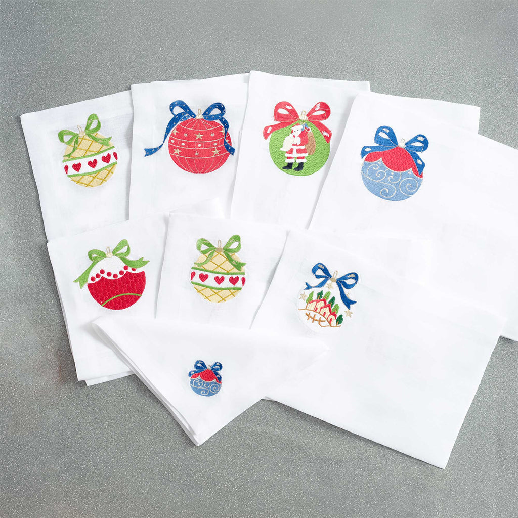 Table - Placemat - Christmas Ornaments