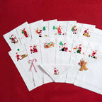 Table - Placemat - Santa Claus (Hand Embroidered)