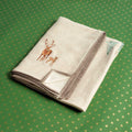 Solid Colour Throw — hand-embroidered pure cashmere throw | Maison Alia