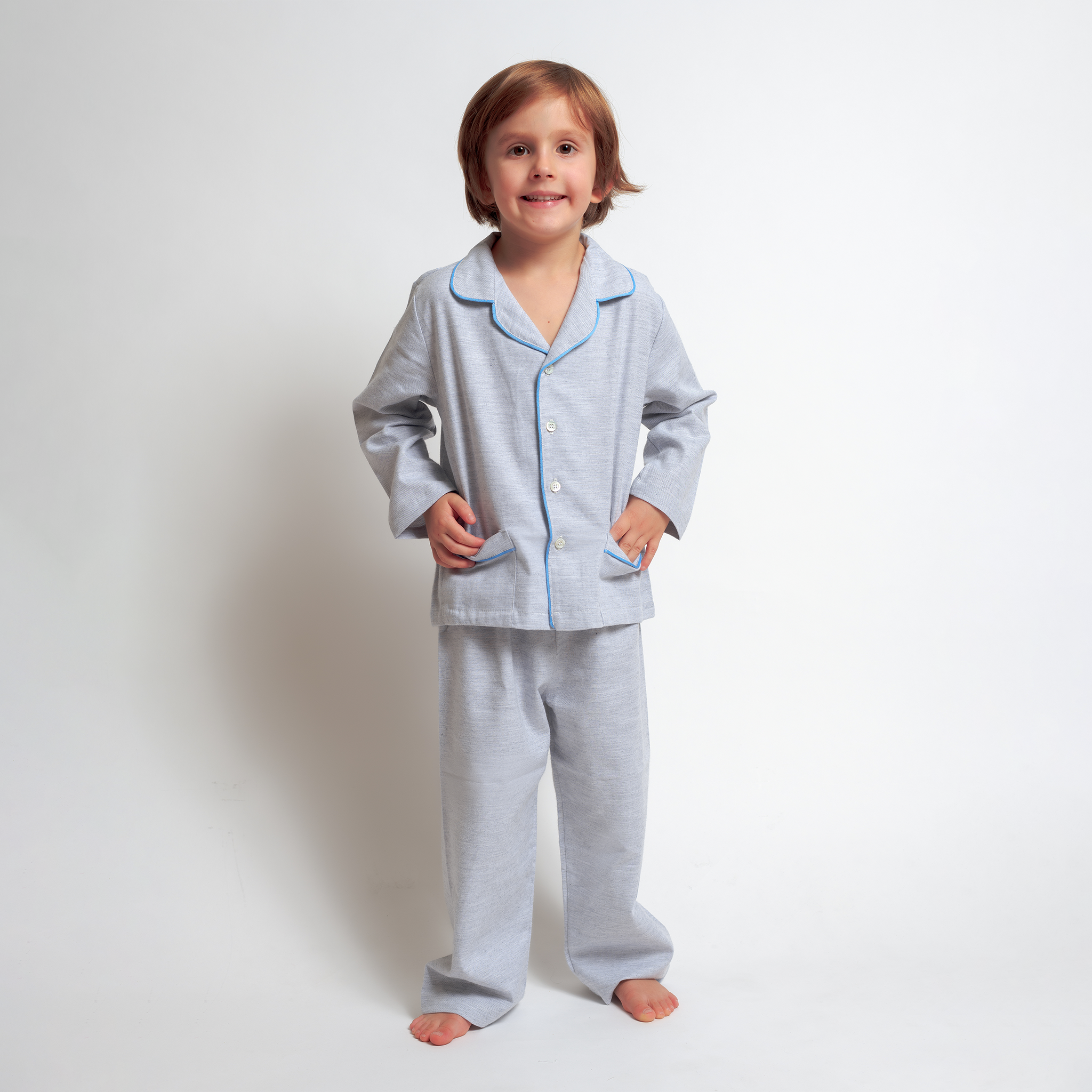 Kids - Pyjama Collection - Flannel Grey