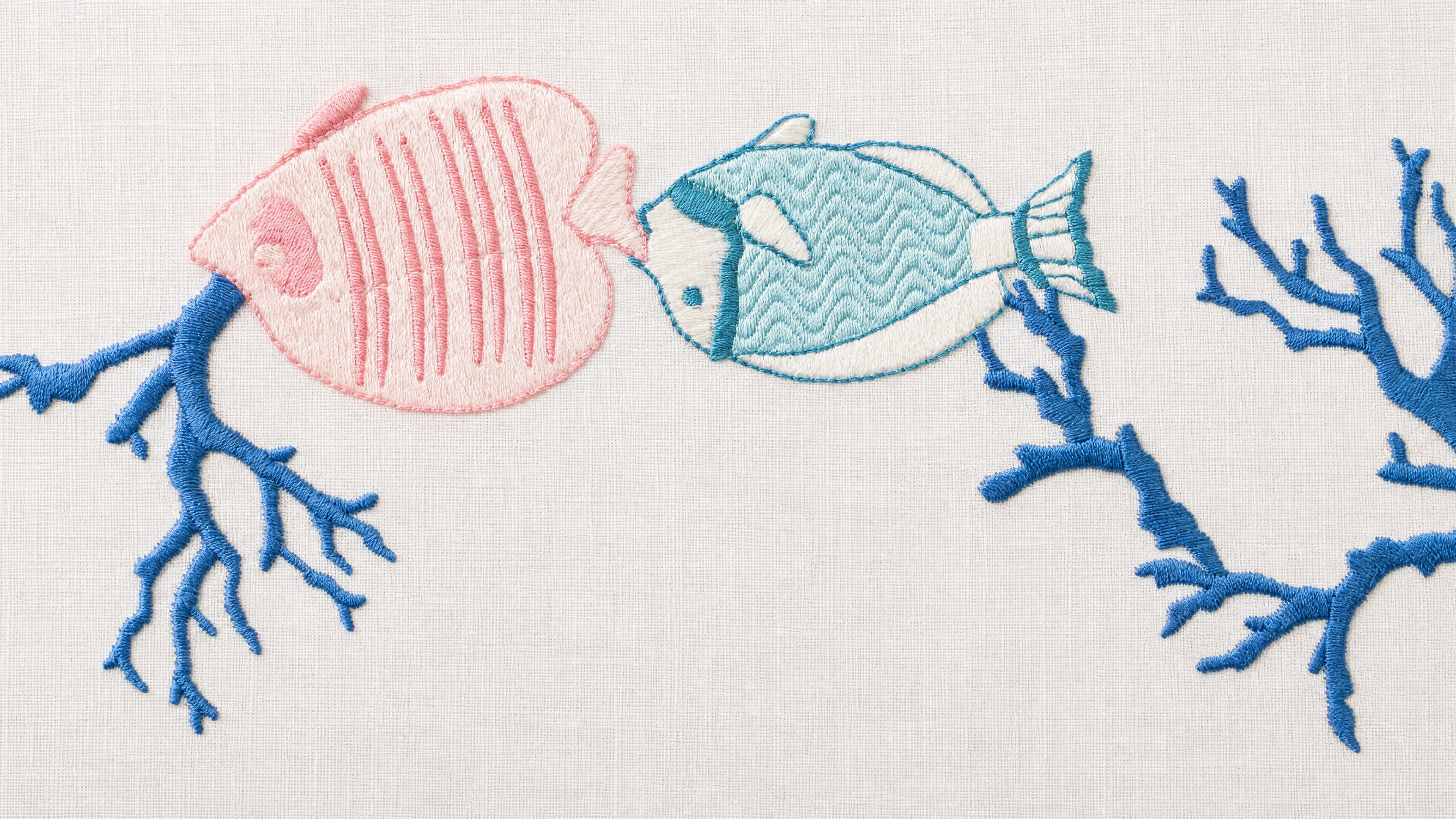 Coraux et Poissons Ovale (Placemat + Napkin)