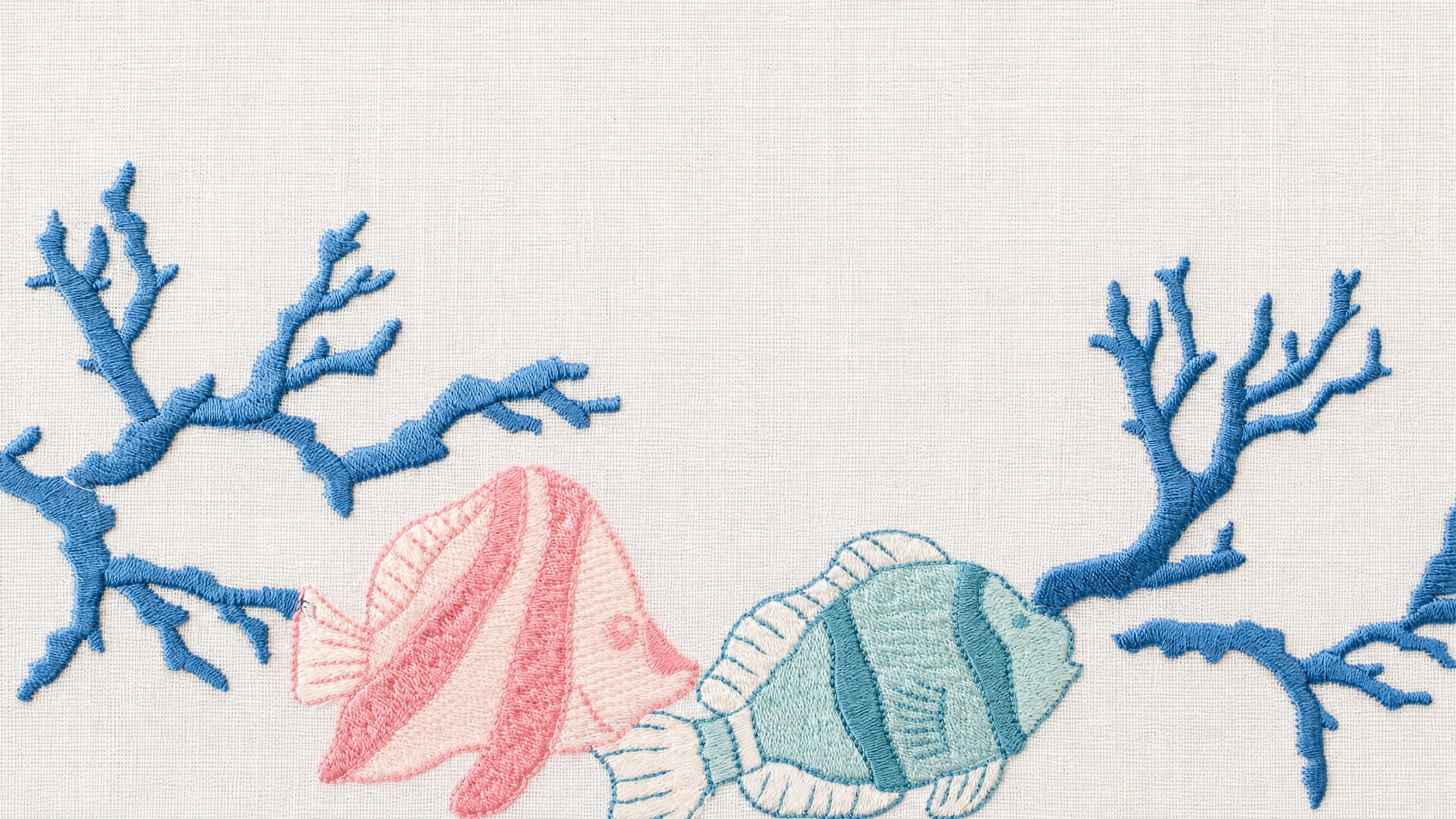 Coraux et Poissons Ovale (Placemat + Napkin)