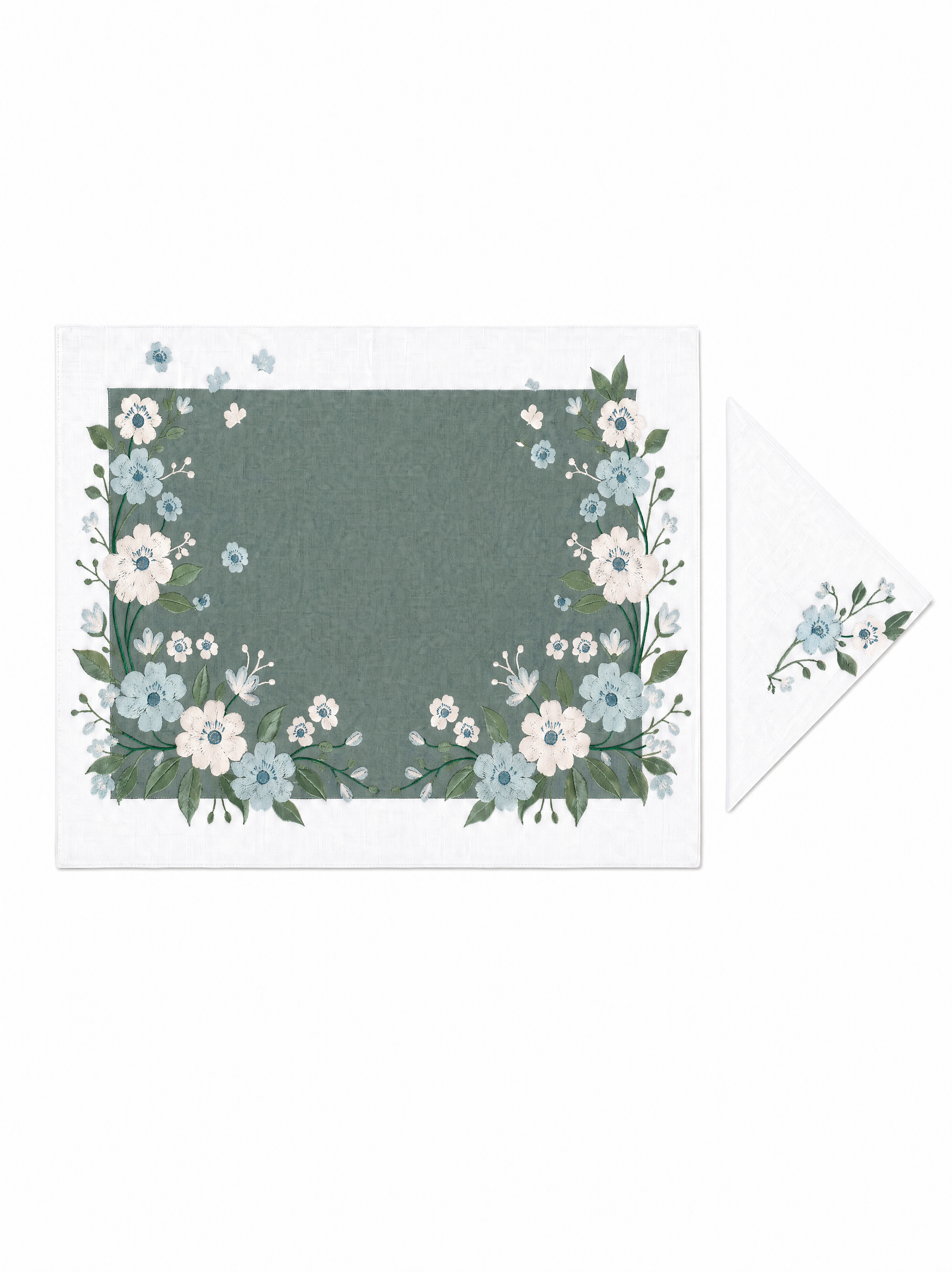 Jardin Vert (Placemat + Napkin)