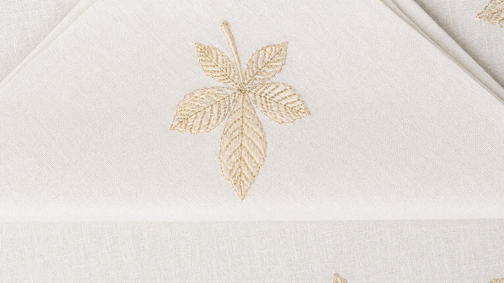 Fleurs Dorées (Placemat + Napkin)