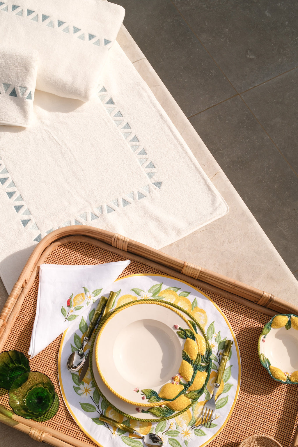 Triangoli Colorati - Bath Set