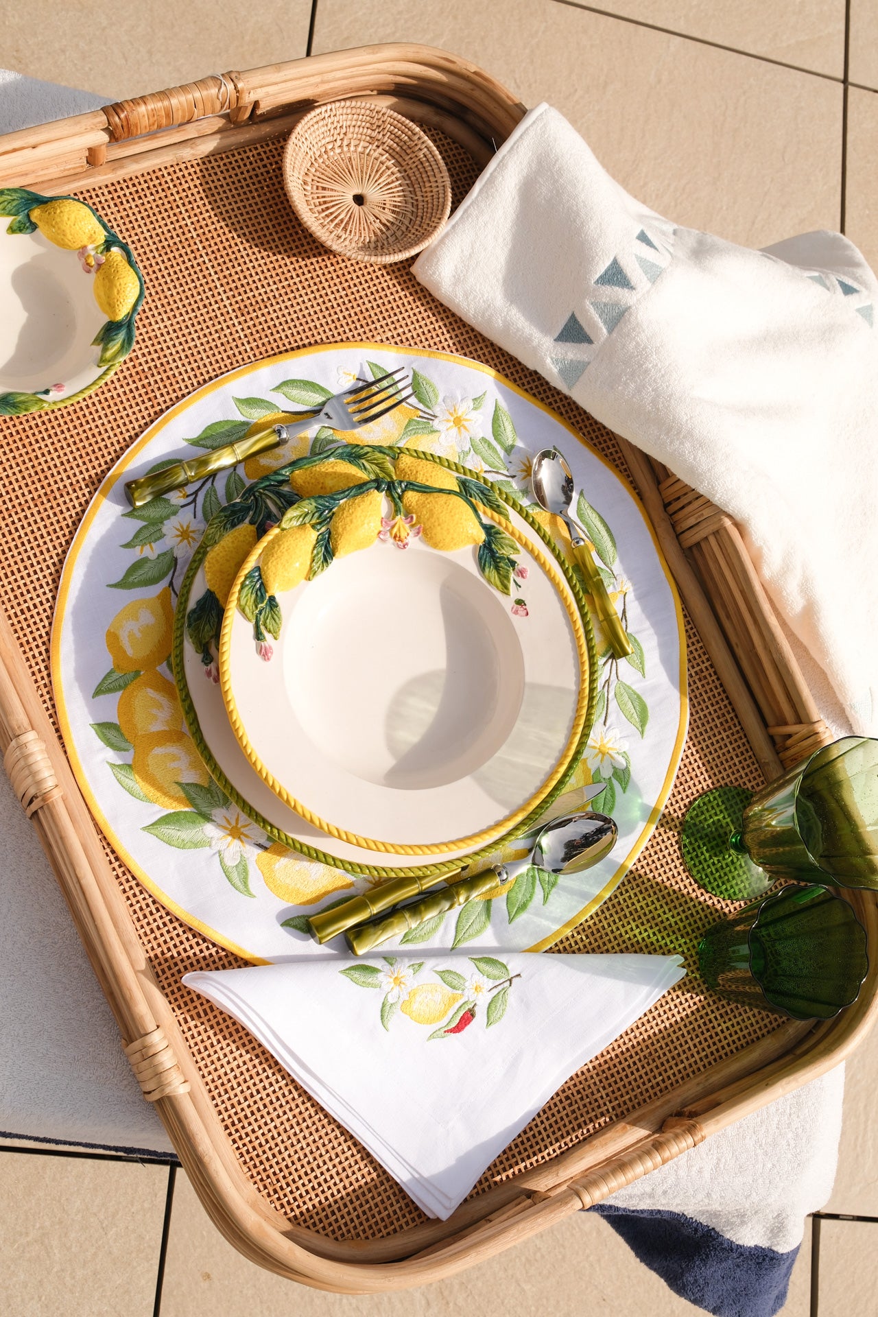 Triangoli Colorati - Bath Set