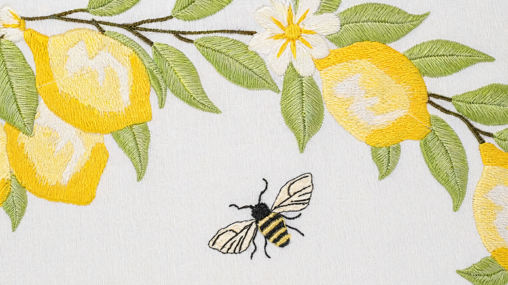 Limoni e Api (Placemat + Napkin)