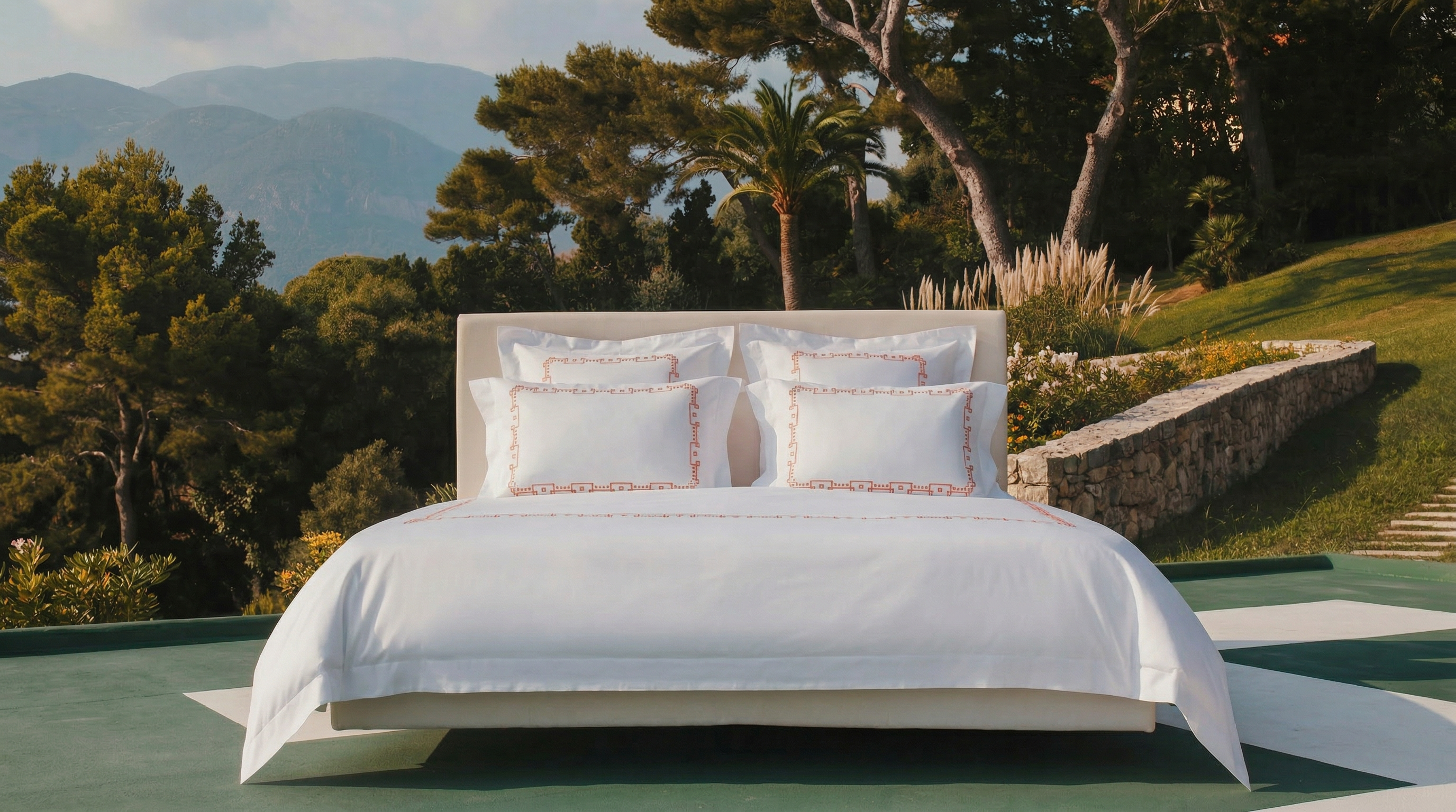 Geometria Arancione - Bed Set
