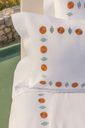 Sauge et Terre — embroidered bed linen set | Maison Alia