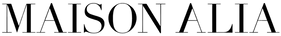 Maison Alia logo in black text on a white background