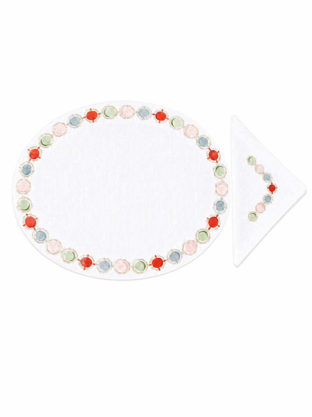 Perles Colorées (Placemat + Napkin)
