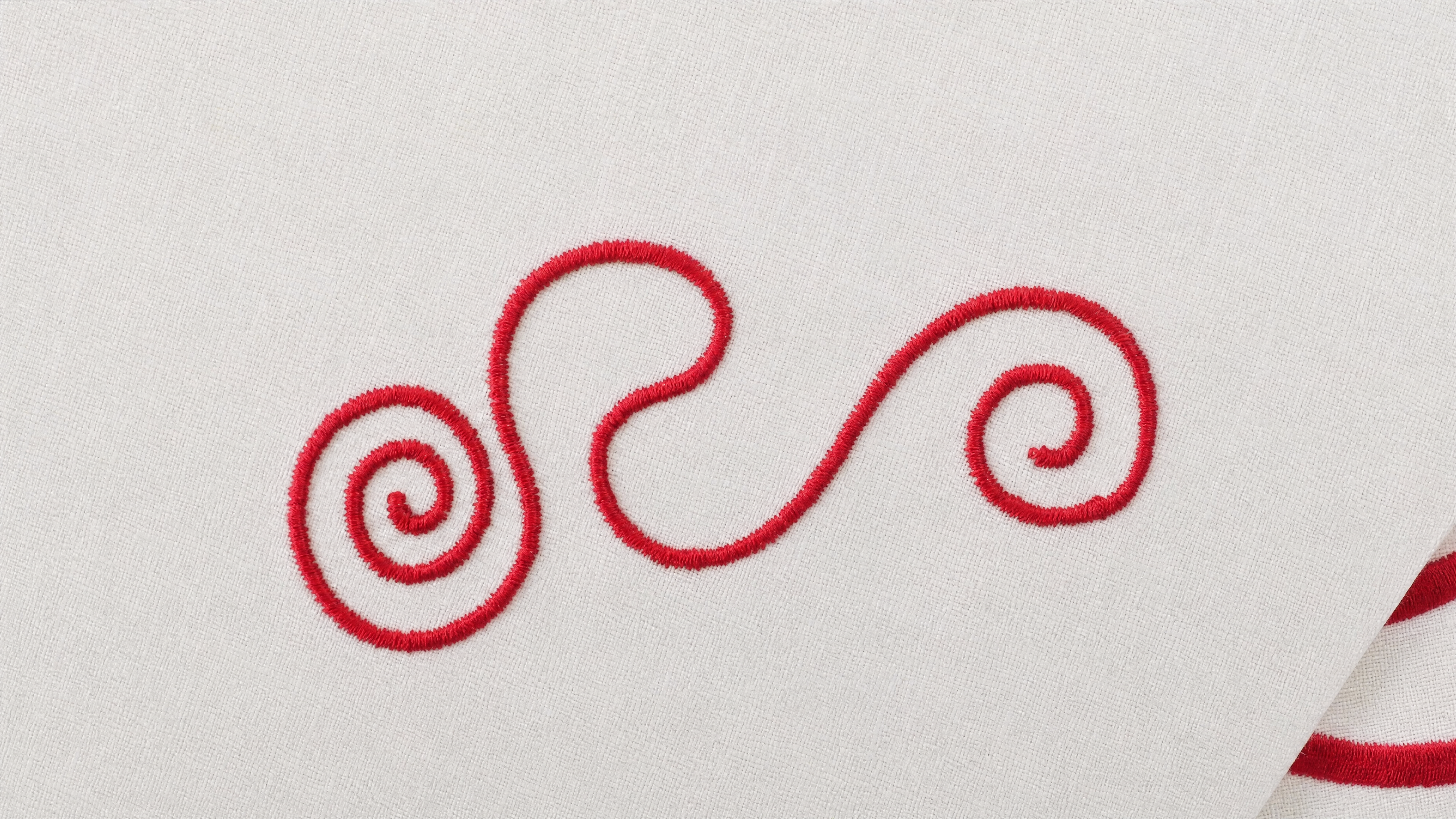 Spirales Rouges (Placemat + Napkin)
