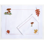 Table - Placemat - Champignons (Hand Embroidered)