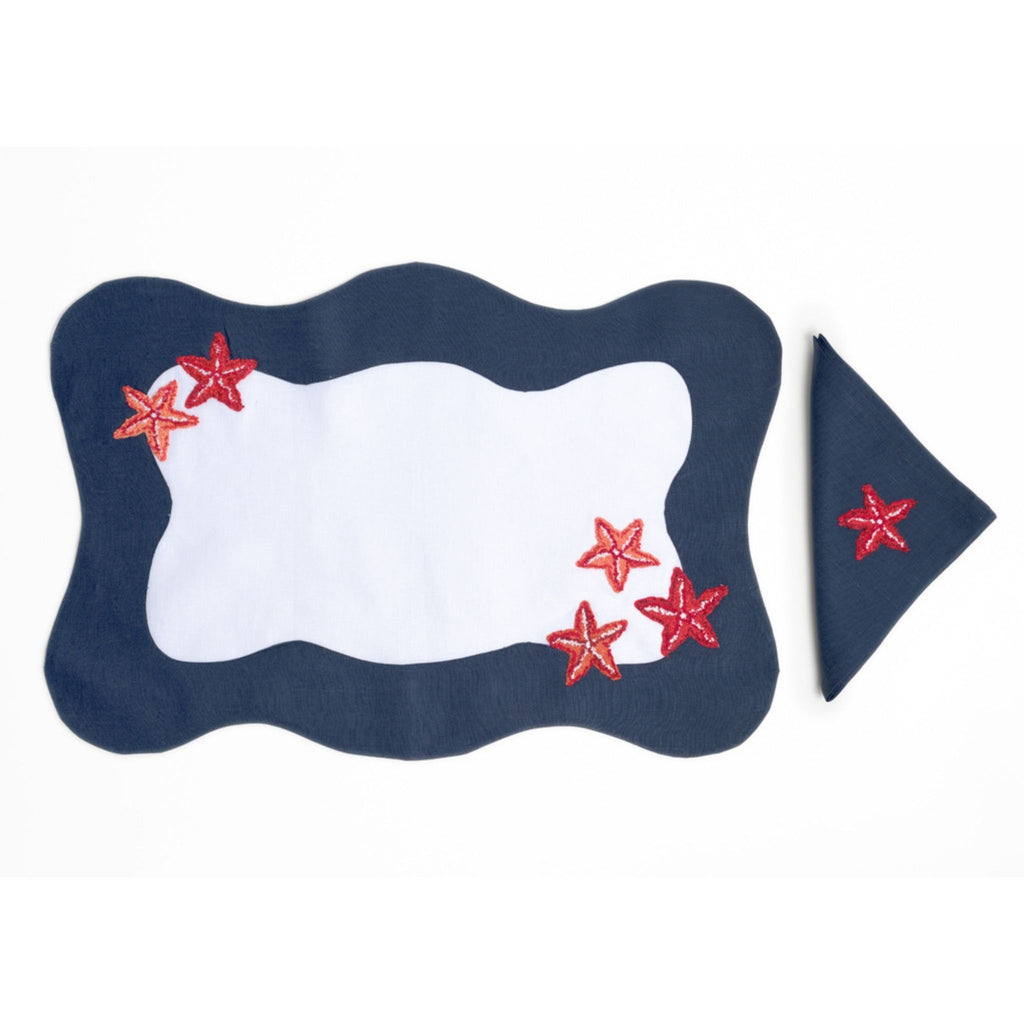 Table - Placemat - Starfish Family