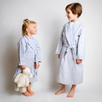 Kids - Pyjama Collection - Cotton Flannel Dressing Gown - Grey