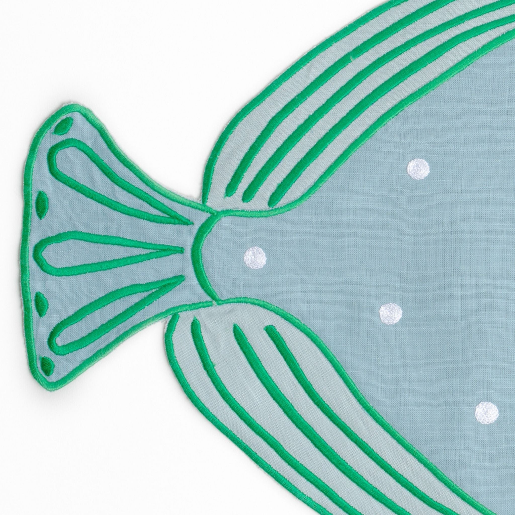 Table - Placemat - Blue & Green Fish