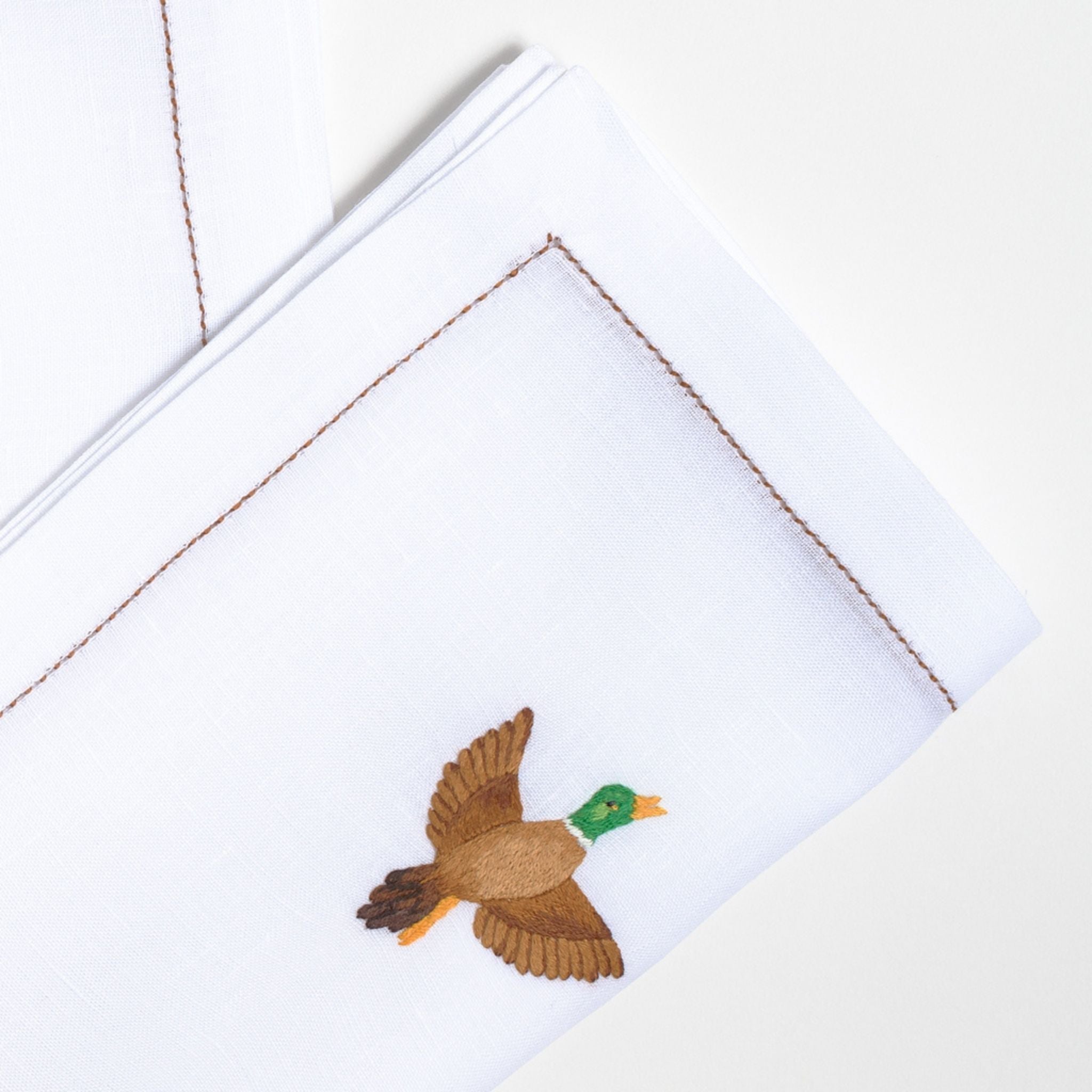 Table - Placemat - Canards (Hand Embroidered)