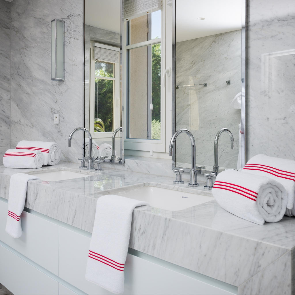 Bath Collection - 3 Bourdon (Red)