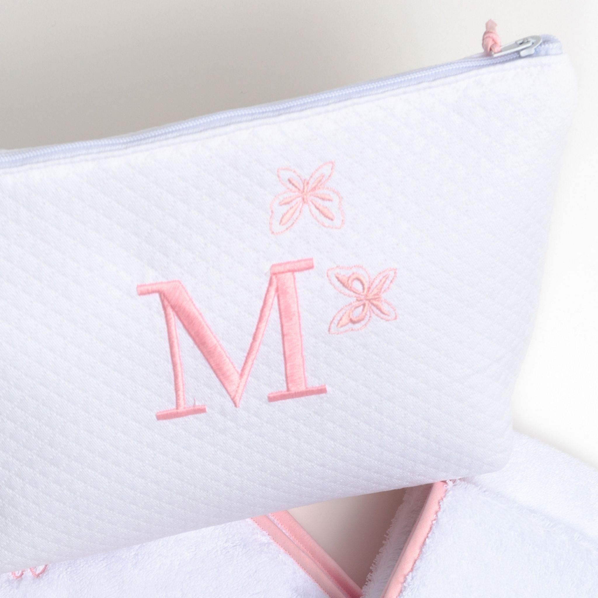 Kids - Bath Collection - Pink Butterflies Birth Set