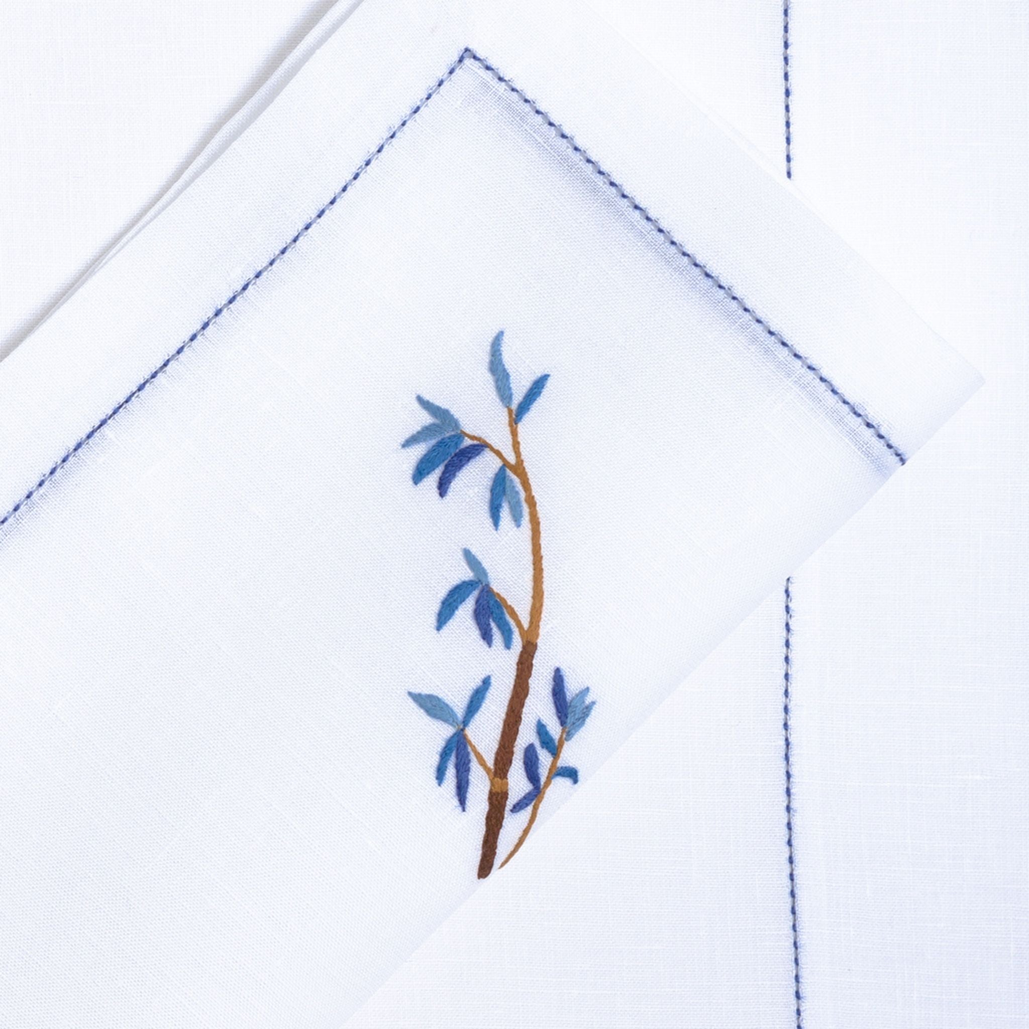 Table - Placemat - Bambou (Hand Embroidered)