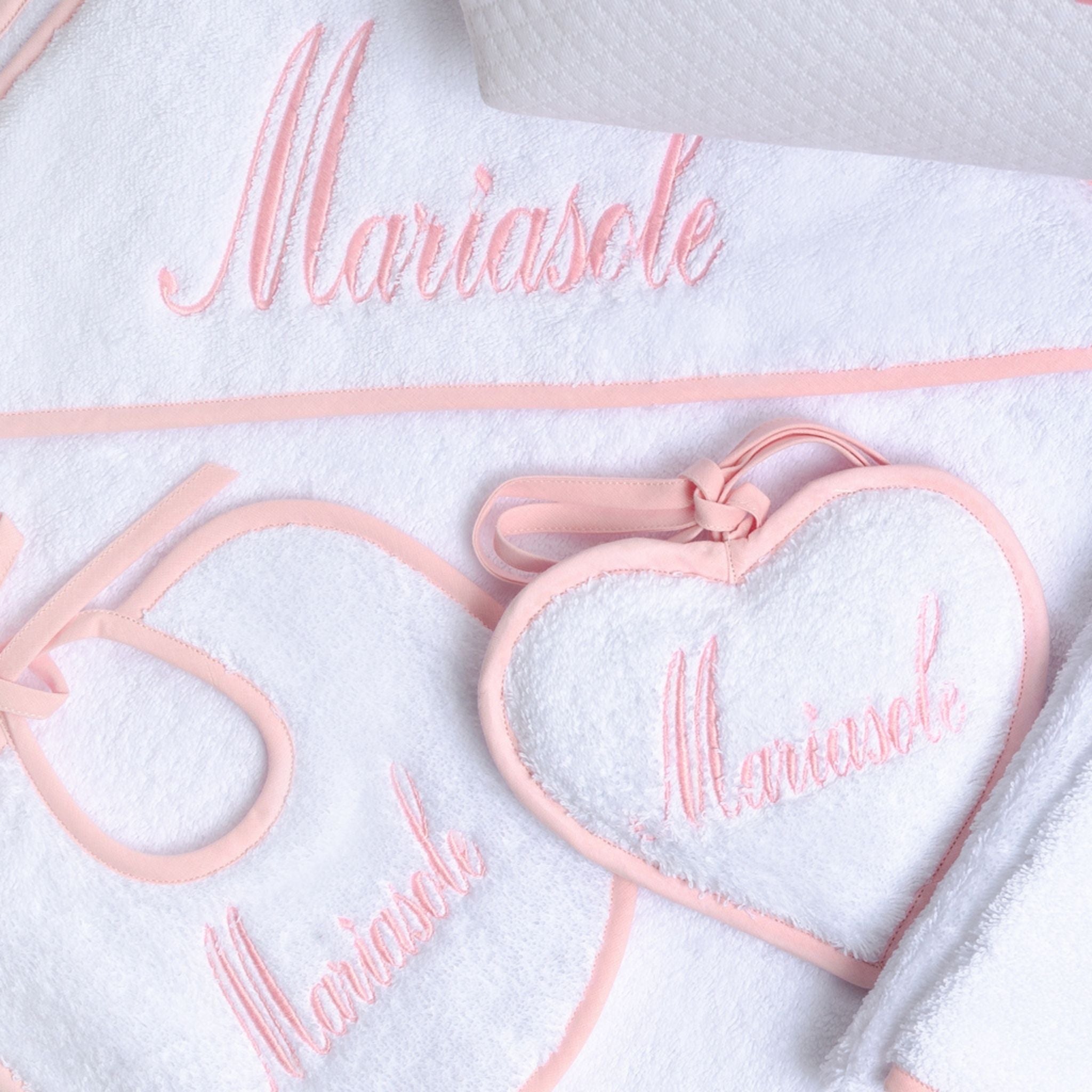 Kids - Bath Collection - Pink Butterflies Birth Set