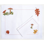 Table - Placemat - Champignons (Hand Embroidered)