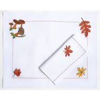 Table - Placemat - Champignons (Hand Embroidered)