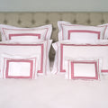 Red Bourdon — embroidered bed linen set | Maison Alia