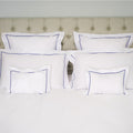 Blue Bourdon — embroidered bed linen set | Maison Alia