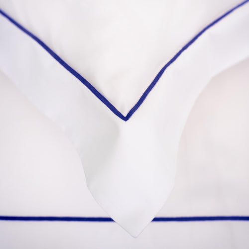 Blue Bourdon — embroidered bed linen set | Maison Alia