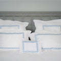 Porto Cervo — embroidered bed linen set | Maison Alia
