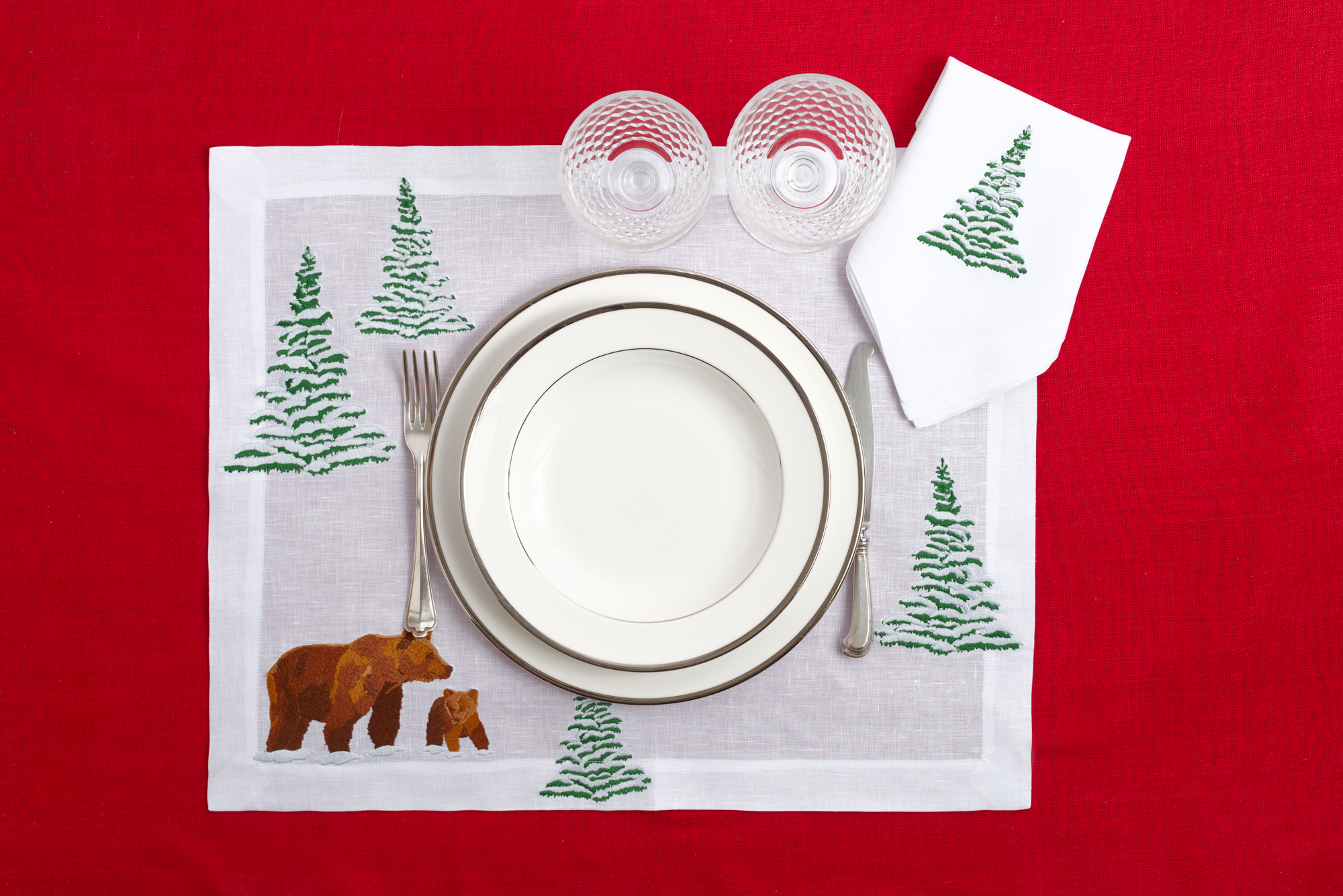 Table - Placemat - Mountain Animals