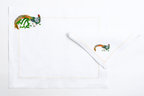 Table - Placemat - Exotic Birds (Hand Embroidered)