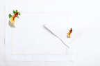 Table - Placemat - Exotic Birds (Hand Embroidered)